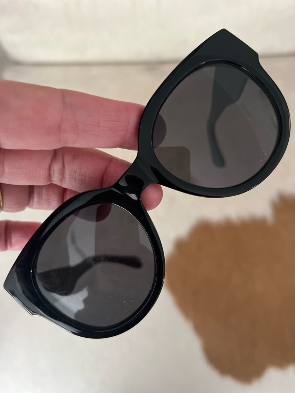 Z Supply Lunch Date Sunglasses — Black Frame, Polarized Lenses medium sz frame